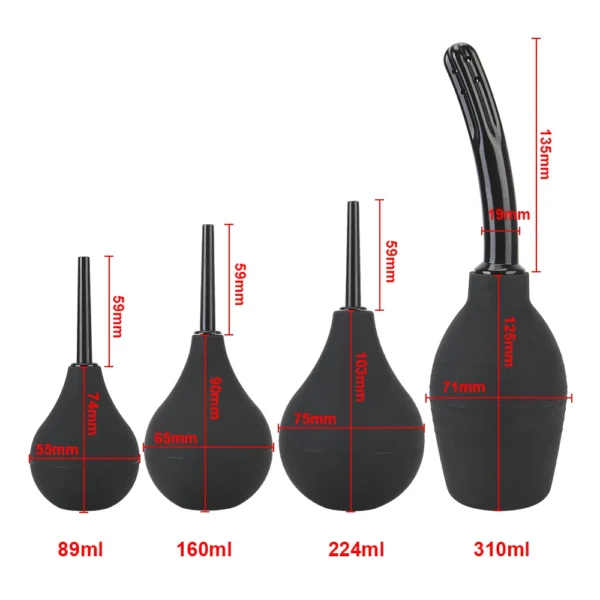 Anal Washer Nozzle Pump For Women Vaginal Shower Men Butt Plug Sex Toys Adults Games Medical Cleaner Erotic Product Douche Enema - Image 3