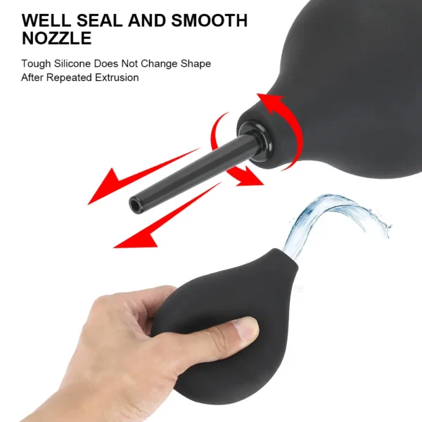 Anal Washer Nozzle Pump For Women Vaginal Shower Men Butt Plug Sex Toys Adults Games Medical Cleaner Erotic Product Douche Enema - Image 5