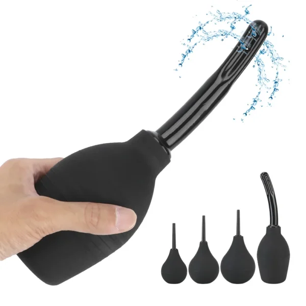 Anal Washer Nozzle Pump For Women Vaginal Shower Men Butt Plug Sex Toys Adults Games Medical Cleaner Erotic Product Douche Enema - Image 2
