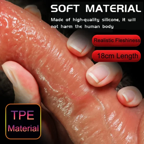 Big Dildo Vibrator Rechargeable Artificial Penis Telescopic Swing Heating Remote Silicone Dildos Control Vibrators For Women Gay - Image 2