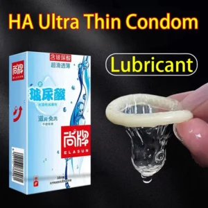 001 Ultra Thin Condoms For Men Nature Rubber Latex Condom Hyaluronic Acid Lubricant Vagina Moist Sex Shops Adult Product