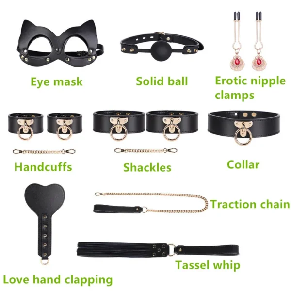 G Spot Dildo Vibrator Anal Plug Bondage Set Sex Toys For Women Whip Handcuffs For Sex Bdsm Exotic Adult Games - Image 2