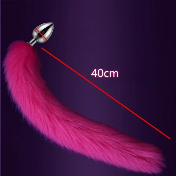 Role-playing Sex Games, Men and Women Sex Toys,1pcs,BDSM Three Size Dog Tail Anal Plug, Animal Tail Butt Plug - Image 4
