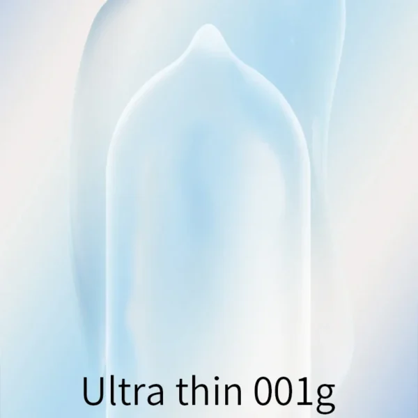 001 Ultra Thin Condoms For Men Nature Rubber Latex Condom Hyaluronic Acid Lubricant Vagina Moist Sex Shops Adult Product - Image 2