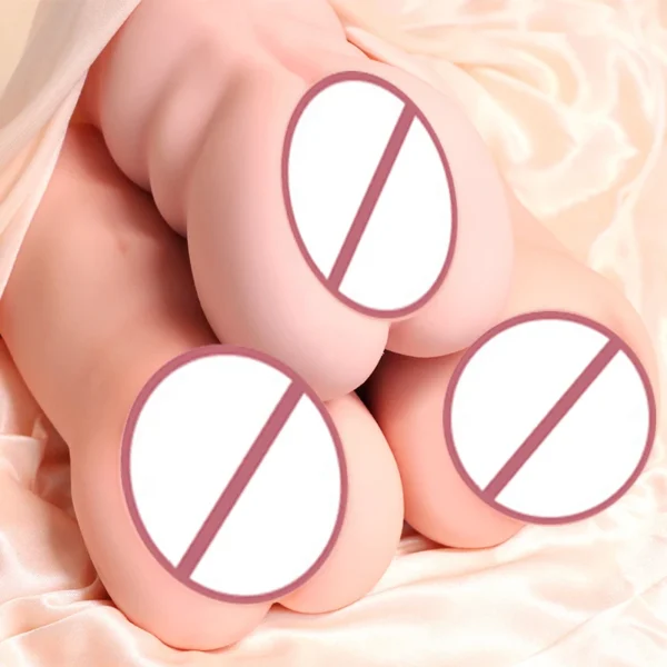 Male Soft Silicone Masturbation Cup Sex Toys 4D Realistic Deep Throat Mouth Vagina Anal Vacuum Stimulator Men Goods For Adults - Image 5