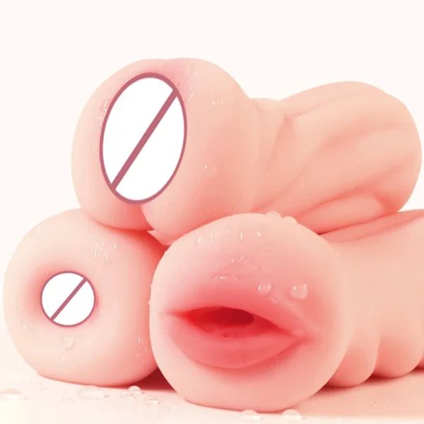 Male Soft Silicone Masturbation Cup Sex Toys 4D Realistic Deep Throat Mouth Vagina Anal Vacuum Stimulator Men Goods For Adults - Image 6