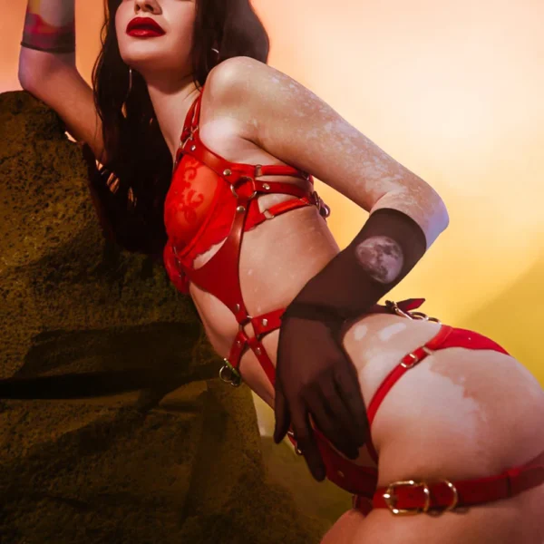 UYEE Full Body Harness Bondage Women Garter Belt Sexy Underwear Suspenders Leather Lingerie Fetish Erotic Bdsm Gothic Clothes - Image 3