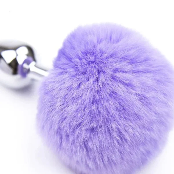 Metal Plush Rabbit Tail Anal Plug Prostate Massager Butt Plug Rabbit Ear BDSM Cosplay Erotic Sex Toys for Women Adults Sex Game - Image 6