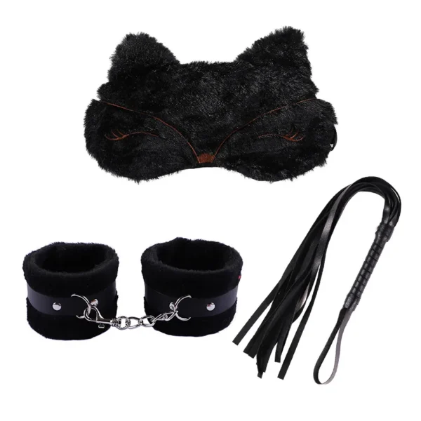 BDSM Adult Sex Toys Plush Handcuffs Strap Whip Rope Sexy Blindfold Restraints Bandage Couples Sex Toys Sexual Toy Adult Kits hot - Image 5