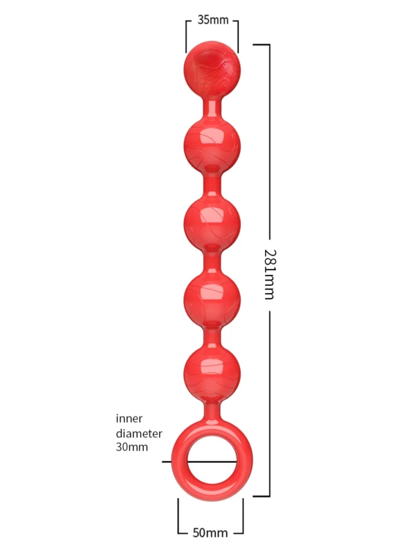 New Prostate Massage Long Anal Beads Dilator Annals Training Sex Toys,Silicone Anus Ass But Butt Plugs,Analplug Buttplug Butplug - Image 3