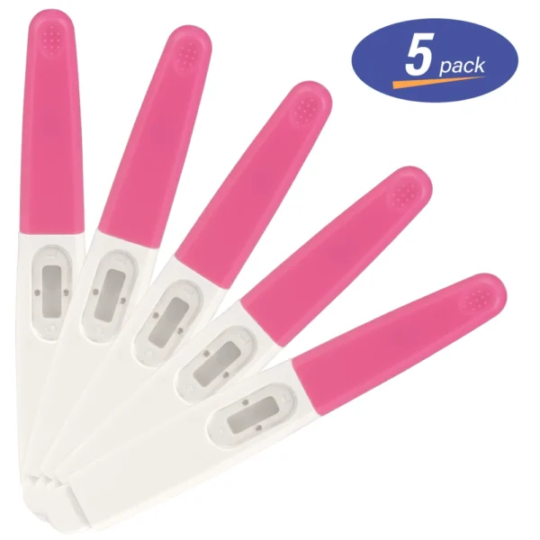 Pregnancy Test Sticks: Early Detection & Reliable - 5 Count - Accurate Results in Minutes - Easy to Use at Home Pregnancy Tests