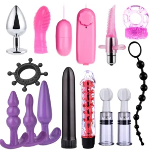 BDSM Bondage Adult Game Prop Bullet Vibrator Butt Plug G spot massage Handcuff Whip Mouth Gag Anal Bead Sex Toy For Couples