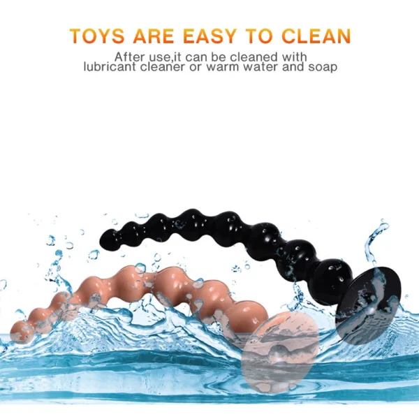 Long Anal Beads Balls Large Butt Plug Big Buttplug Erotic Sex Toys For Woman Men Gay Dilator Prostate Massager Adults Products - Image 4