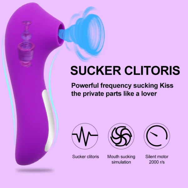 Clitoris Sucker Vagina Sucking Vibrator Female Clit Vacuum Stimulator ​Nipple Sexy Toys for Adults 18 Women Masturbator Product - Image 3