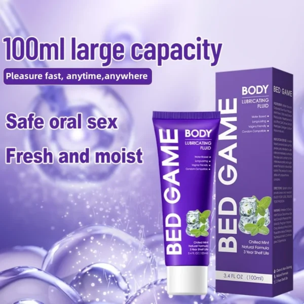 Intimate mint Lubricant Pleasure Body Erotic Oil Lubricant Adult Sex Supplies flirting for couples 200ml - Image 2