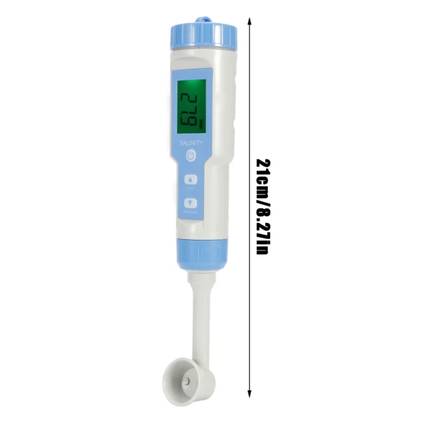 Digital Salinity Meter IP67 Waterproof Salinity Meter Tester for Food High Accuracy Salt Concentration Measuring Salinity Tester - Image 3