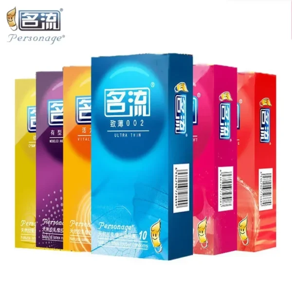 60PCS Ultra Thin Condoms PERSONAGE Particle Spike Condom Intimate Double Lubricated Adult Sex Product Contraception for Male - Image 2