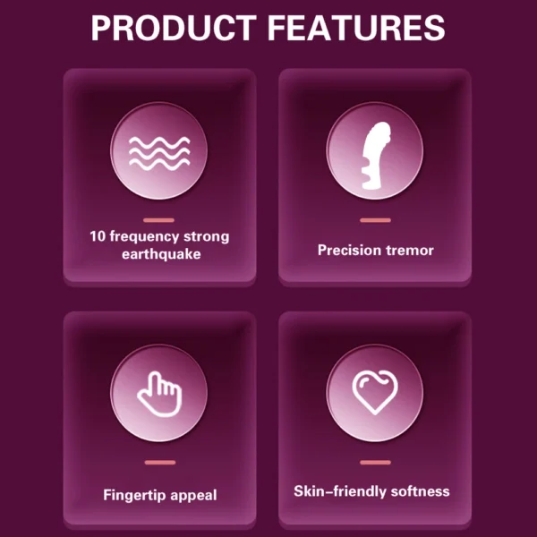 Finger Vibrator Clit G Spot Nipple Massager Adult Sex Toys Clitoral Stimulator Female Masturbation Sex Toys For Women Couples - Image 5