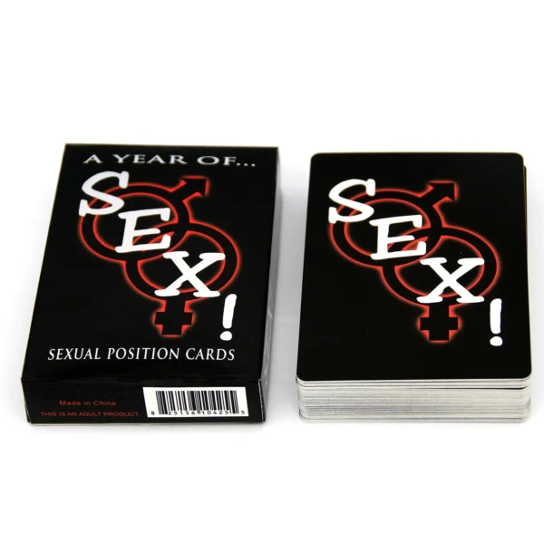 English Sexual Position Cards Role Playing Adult Games Bedroom Commands A Year Of Sex Toys For Couples 18+ Erotic Products - Image 3