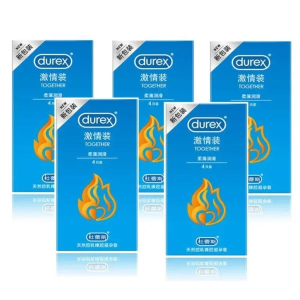 Durex 20 Pcs Condoms Natural Latex Rubber Condom Intimate Goods Contraception 52mm Cock Penis Sleeve Sex Toy Products for Men - Image 2