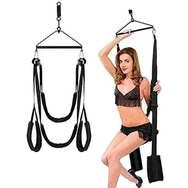 Soft Material Sex Swing Sex Furniture Fetish Bandage Love Adult Game Chairs Hanging Door Swing Sex Erotic Toys for Couples - Image 4