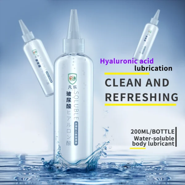 Anal Lubrication Water-based Sex lubricant 200ml Love Gel Sex lube Couples Gay Vaginal Orgasm Oil Sex Masturbation Lubricant - Image 3