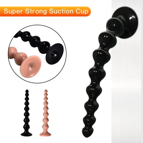 Long Anal Beads Balls Large Butt Plug Big Buttplug Erotic Sex Toys For Woman Men Gay Dilator Prostate Massager Adults Products - Image 2