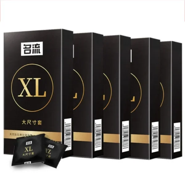 53mm 10PCS/20PCS Jumbo Size Ultra Thin Comfort Fit Latex Condoms Water-Based Lubrication Extended Sex Penetration Anal - Image 2