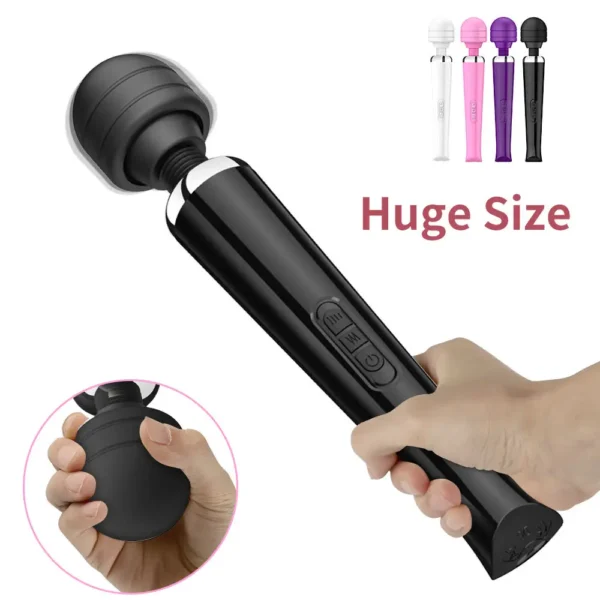 Powerful Dildo Vibrators Sex Toys for Woman AV Magic Wand Vibrating Vaginal Clitoris Stimulator Body Massager Adult Sex Product