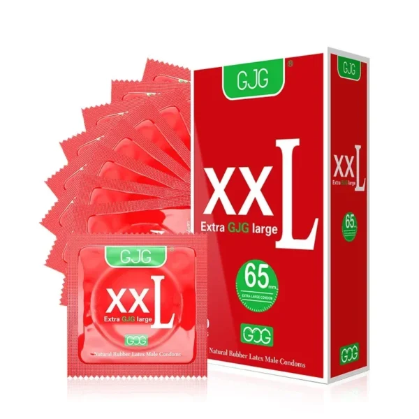 65mm Large Size Condoms 50/40/30/20pcs XXL Big Penis Sleeve Plus Condones Natural Latex Contraception Adult Intimate Goods - Image 3