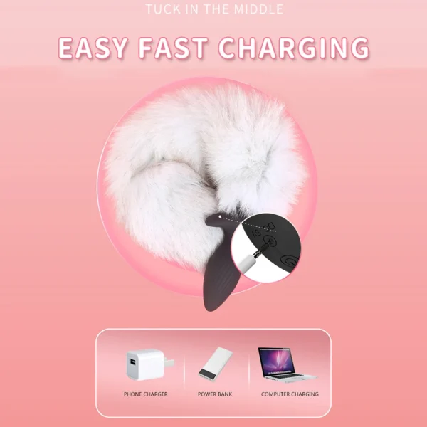 Fox Tail Anal Vibrator For women Dildo Butt Plug Prostate Massager Dildo Adult Game Buttplug Erotic Vibrator Sex Toys For Women - Image 4