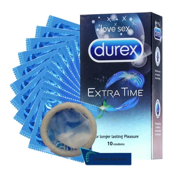20/10pcs Durex Delay Ejaculation Spike Condoms Ultra Thin Factor Intimate Extra Lubricated Men Contraception Lasting Enlargement