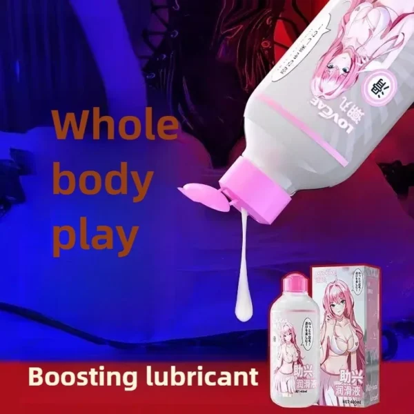 400ml imitation ejaculatory semen lubrication gel lubricant anorectal vaginal dilator adult Dick penetration, sex product - Image 4