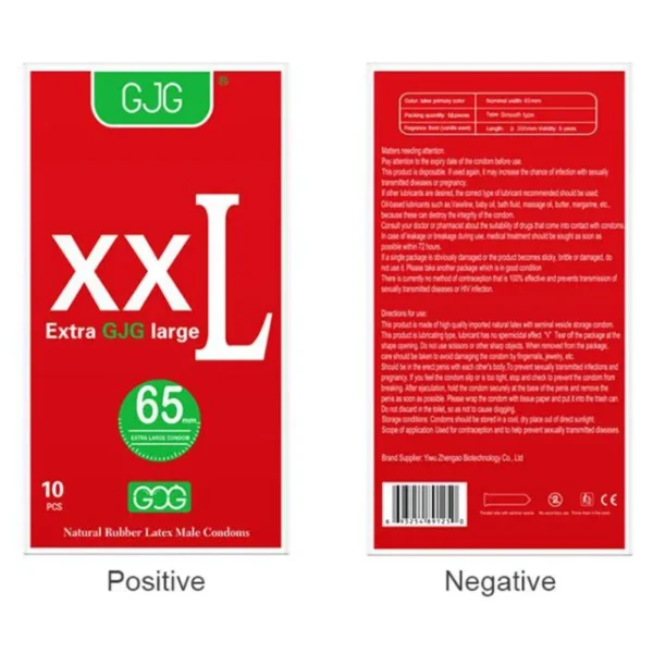 65mm Large Size Condoms 50/40/30/20pcs XXL Big Penis Sleeve Plus Condones Natural Latex Contraception Adult Intimate Goods - Image 4