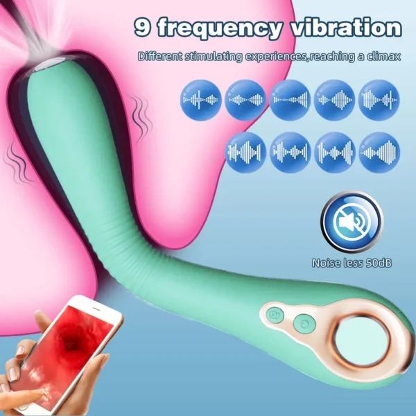 Vibrators Dildo Sex Toys for Women G-Spot Stimulator APP Control HD 750p Camera Endoscopic Intelligent Heating Sticks for Couple - Image 2