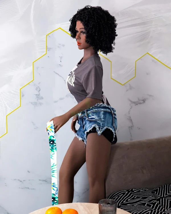 RENHEYUOU black skin sexy woman 158CM full size sex doll can be made silicone head to satisfy male masturbation real girlfriend - Image 2