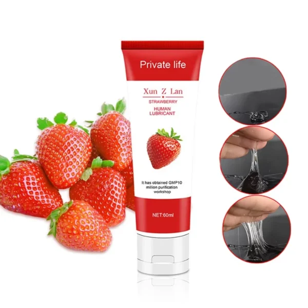 Water-based lubricant Colorless Safe Health Love Gel Anal Lubricant Sex Oil Easy Clean Gay Vaginal Sex Toys Adult Supplies 60ML - Image 3