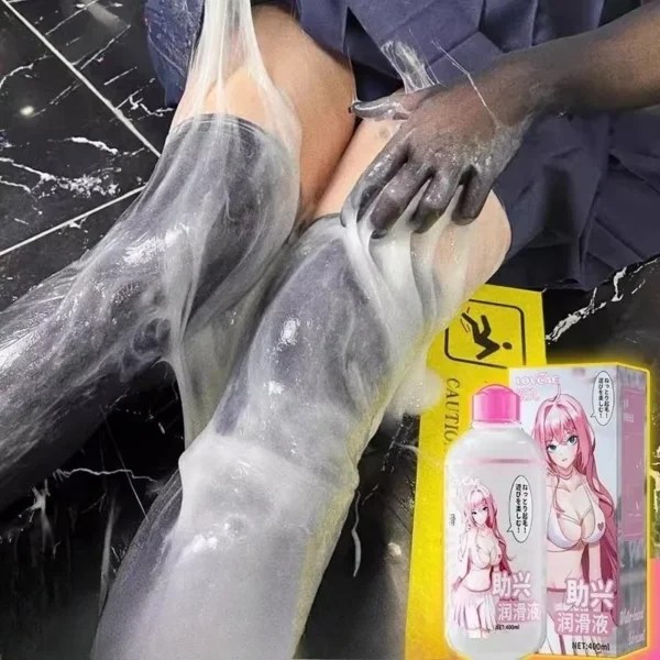 400ml imitation ejaculatory semen lubrication gel lubricant anorectal vaginal dilator adult Dick penetration, sex product - Image 2