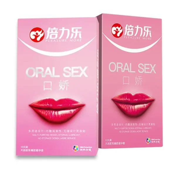 Oral Sex Condoms Peach Flavor Sex Dotted Condom Ultra Thin Latex Safe Contraception Penis Sleeve Blowjob Sex Toys for Adults - Image 2