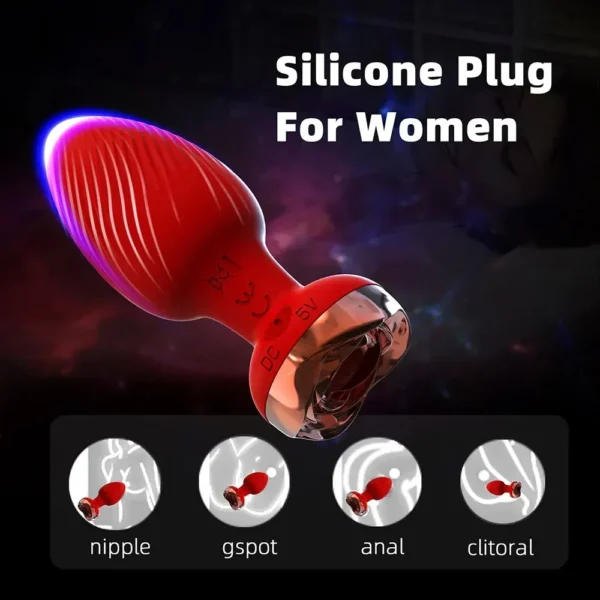 Anal Plug Vibrator Remote Control Butt Plug 10 Frequency Vibrating Female Masturbato Men Prostate Massager Adult Gay Sex Toys - Image 2