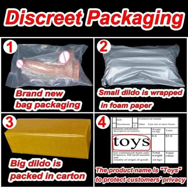 Soft Realistic Strapon Big Dildo Erotic Toy for Women Silicone Lesbian Vaginal Masturbators Penis Small Suction Cup Thick Dick - Image 6