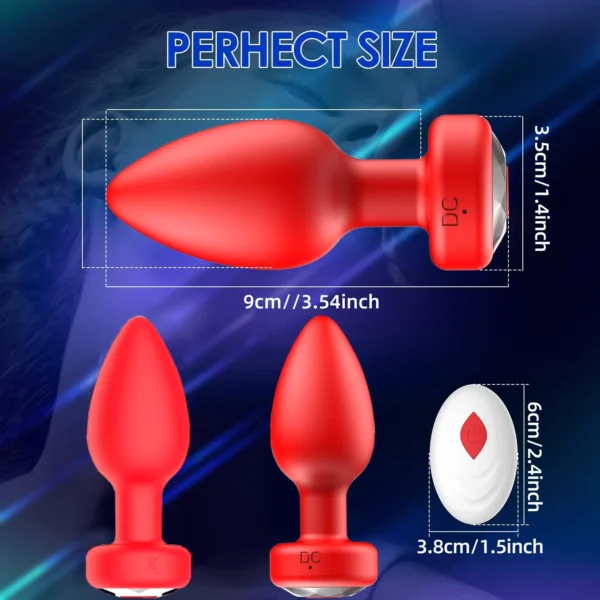 10 Speeds Anal Plug Vibrator Remote Control Men Prostate Massager Female Masturbator Adult Sex Toys for Women Men Gay Anal Plug - Image 5
