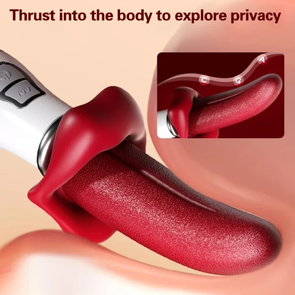 Powerful Vibrator Tongue Licking Clitoral Stimulation Nipples Stimulator G Spot Vibrators Female Adult Sex Toys for Womans 18+ ﻿