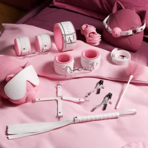 Sex Toys for Women 10Pcs/Set Sexual Bondage Handcuff Whip Adult Couple Sex Toys Tools Set Erotic For Adult Leather BDSM Kits