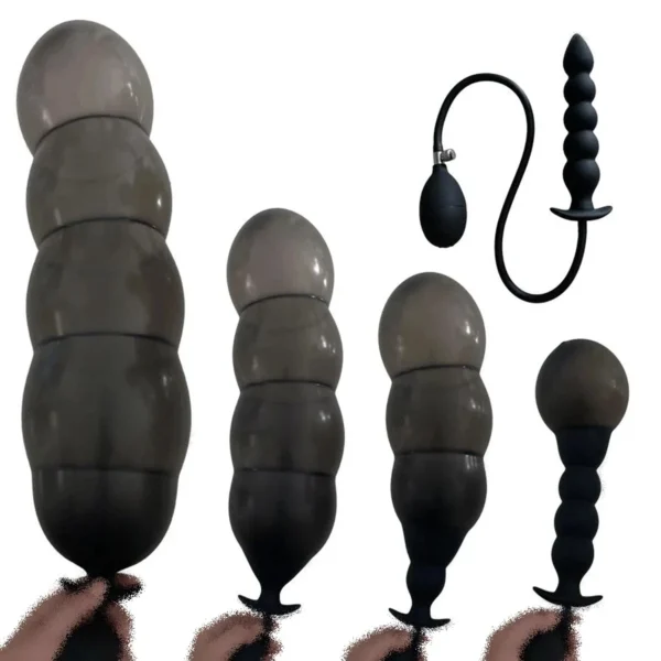 BDSM Inflatable Anal Plug Butt Plug Anal Dilator Anus Extender Sex Toys G Spot Stimulator Prostate Massager Adult Sex Toys - Image 4