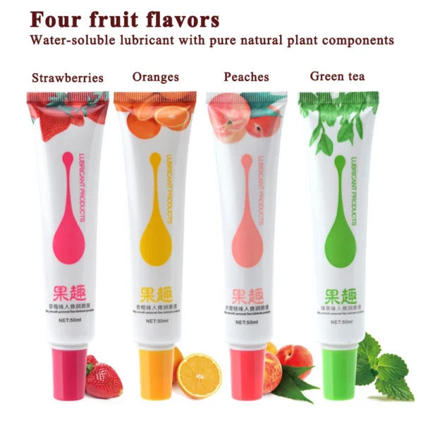 50ML Fruity Sex Lubricant Adult 18 Sex Tooys for Men Anal Sex Lubricating Oil Pure Natural Oral Sexual Lube Toys Female Sexshop - Image 4