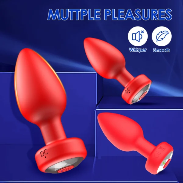 10 Speeds Anal Plug Vibrator Remote Control Men Prostate Massager Female Masturbator Adult Sex Toys for Women Men Gay Anal Plug - Image 2