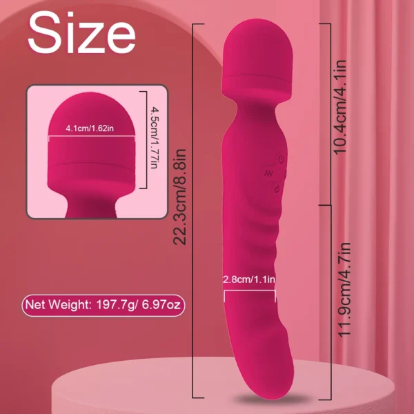 Powerful AV Magic Wand Dildo Vibrator for Women Clitoris Stimulator Erotic Toys G Spot Vagina Massager Adult Sex Toys for Female - Image 6