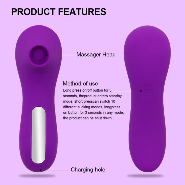 Clitoris Sucker Vagina Sucking Vibrator Female Clit Vacuum Stimulator ​Nipple Sexy Toys for Adults 18 Women Masturbator Product - Image 6