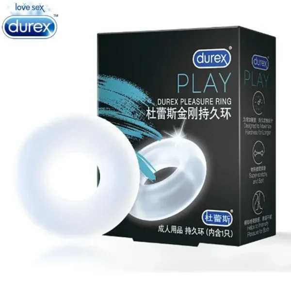 Durex Delay Ejaculation Spike Condom Extra Lubricated Ultra Thin Intimate Men Contraception Lasting Enlargement Cock Ring - Image 3